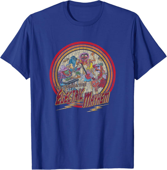 Disney The Muppets Electric Mayhem Vintage Band Poster T-Shirt - T-Shirt | Royal
