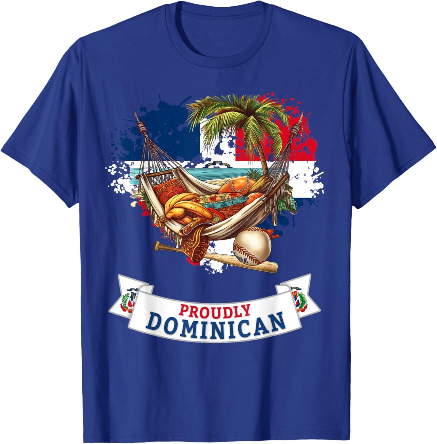 Coat of Arms Republica Dominicana For Kids & Dominican Flag T-Shirt - T-Shirt | Royal