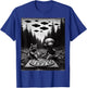 Funny Cat With Alien Eating Pizza. Cat And UFO Spaceship T-Shirt - T-Shirt | Royal