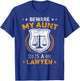 Beware My Aunt Is A Lawyer Funny Attorney Happy Mothers Day T-Shirt - T-Shirt | Royal