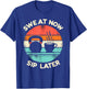 Workout Coffee Lover: Kettlebell & Espresso Enthusiast Gym T-Shirt - T-Shirt | Royal