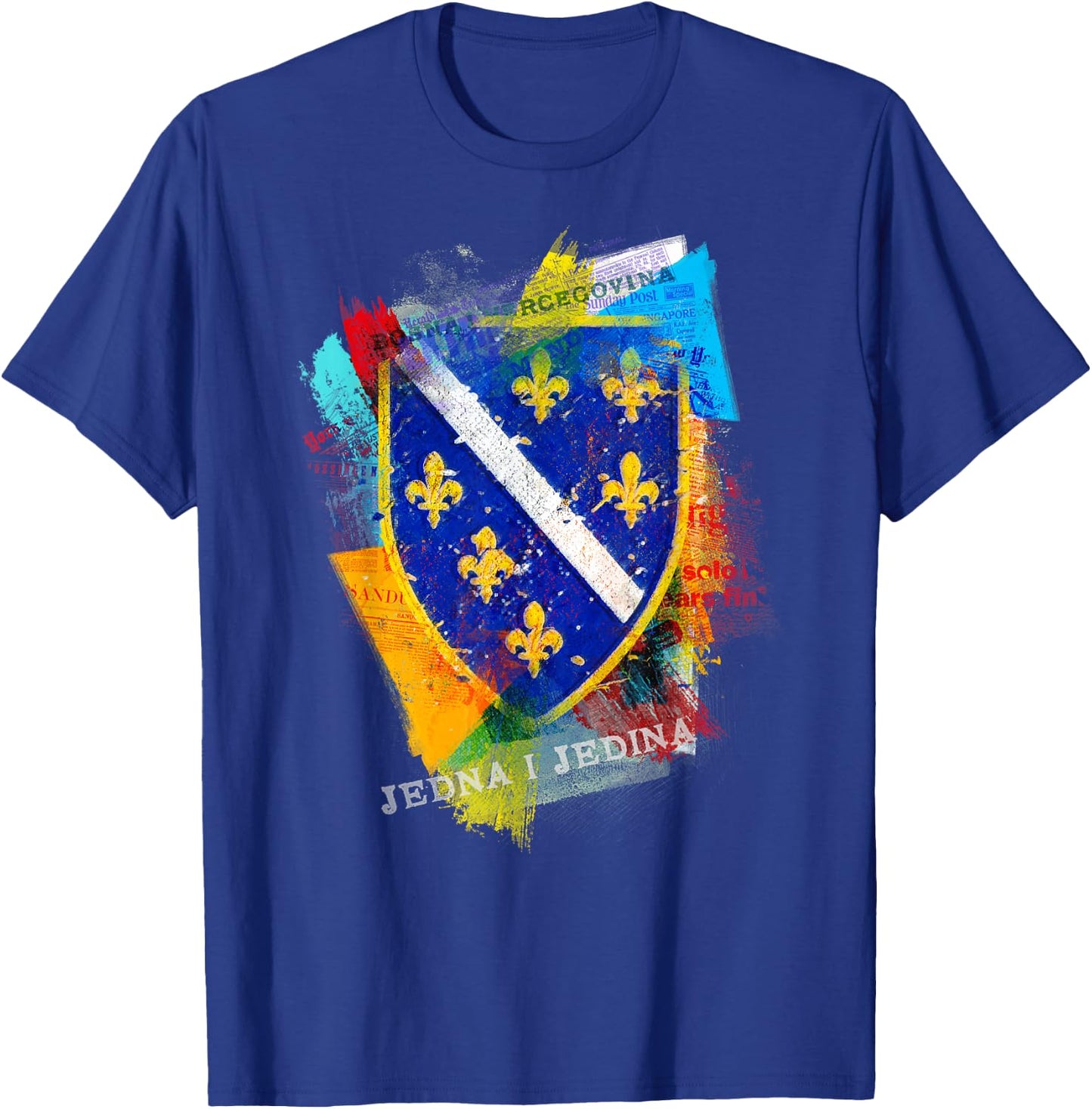Bosnian Coat of Arms - For All Bosnian T-Shirt - T-Shirt | Royal