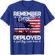 Memorial Day Gift Military Vintage Men RED Friday Remember Everyone Deployed Army US Flag T-Shirt - T-Shirt | Royal