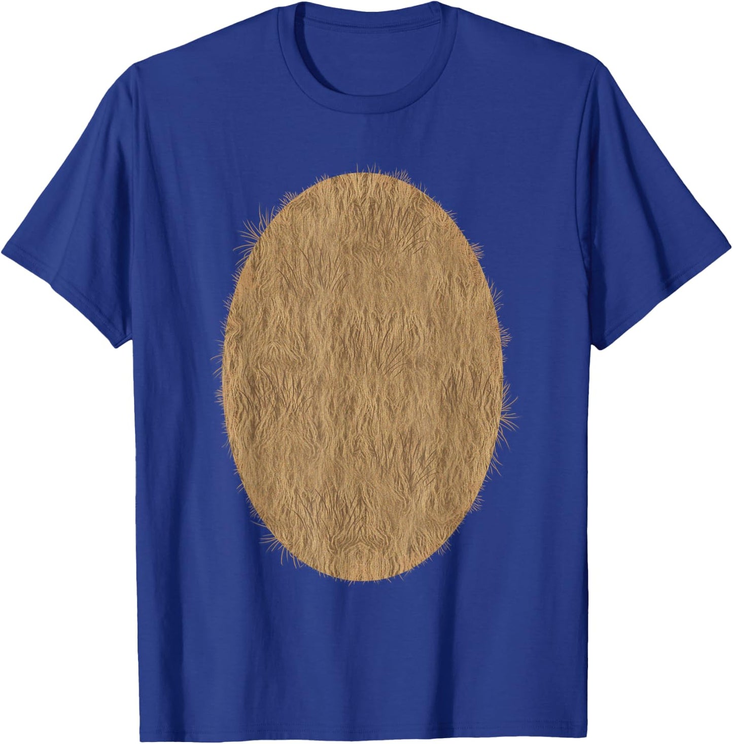 Deer Bear Fuzzy Hairy Belly Costume T-Shirt - T-Shirt | Royal
