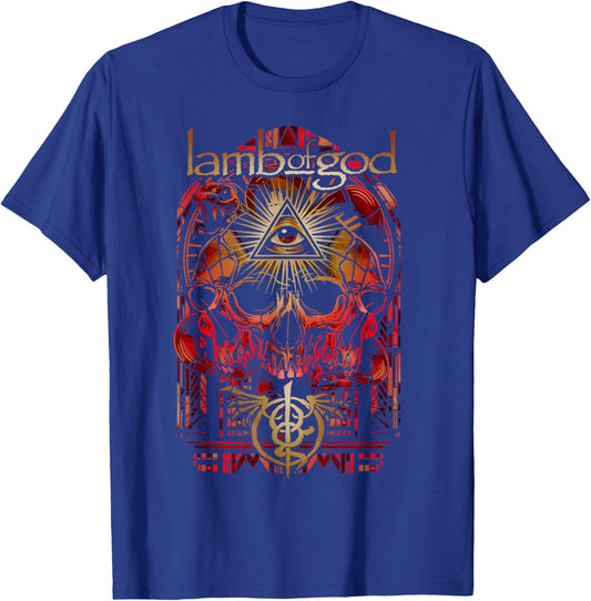 Lamb of God – Stained Glass Yellow T-Shirt - T-Shirt | Royal