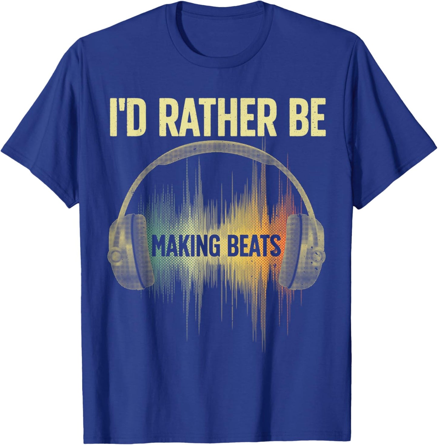 Cool Music Producer Art Women Disc Jockey Beat Maker T-Shirt - T-Shirt | Royal