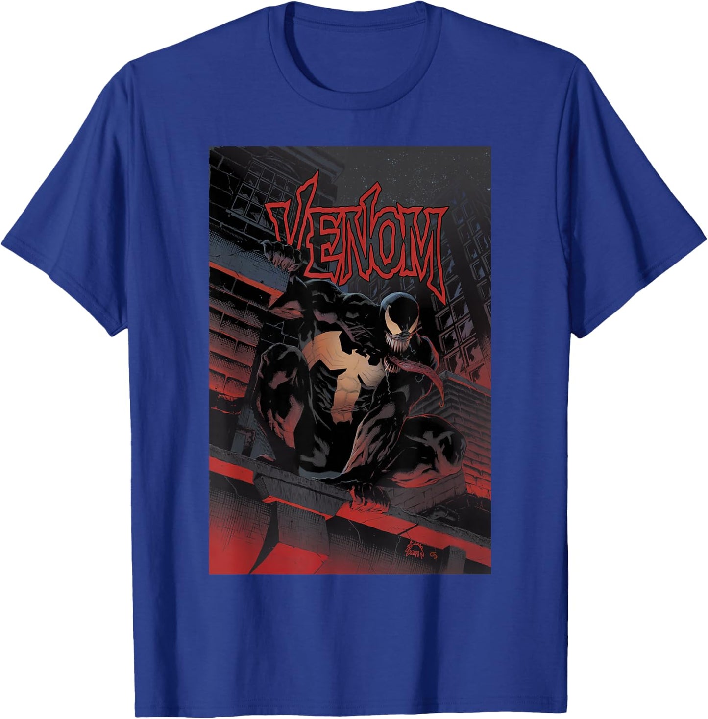 Marvel Comixology Venom Issue# 11 Comic Book Cover T-Shirt - T-Shirt | Royal