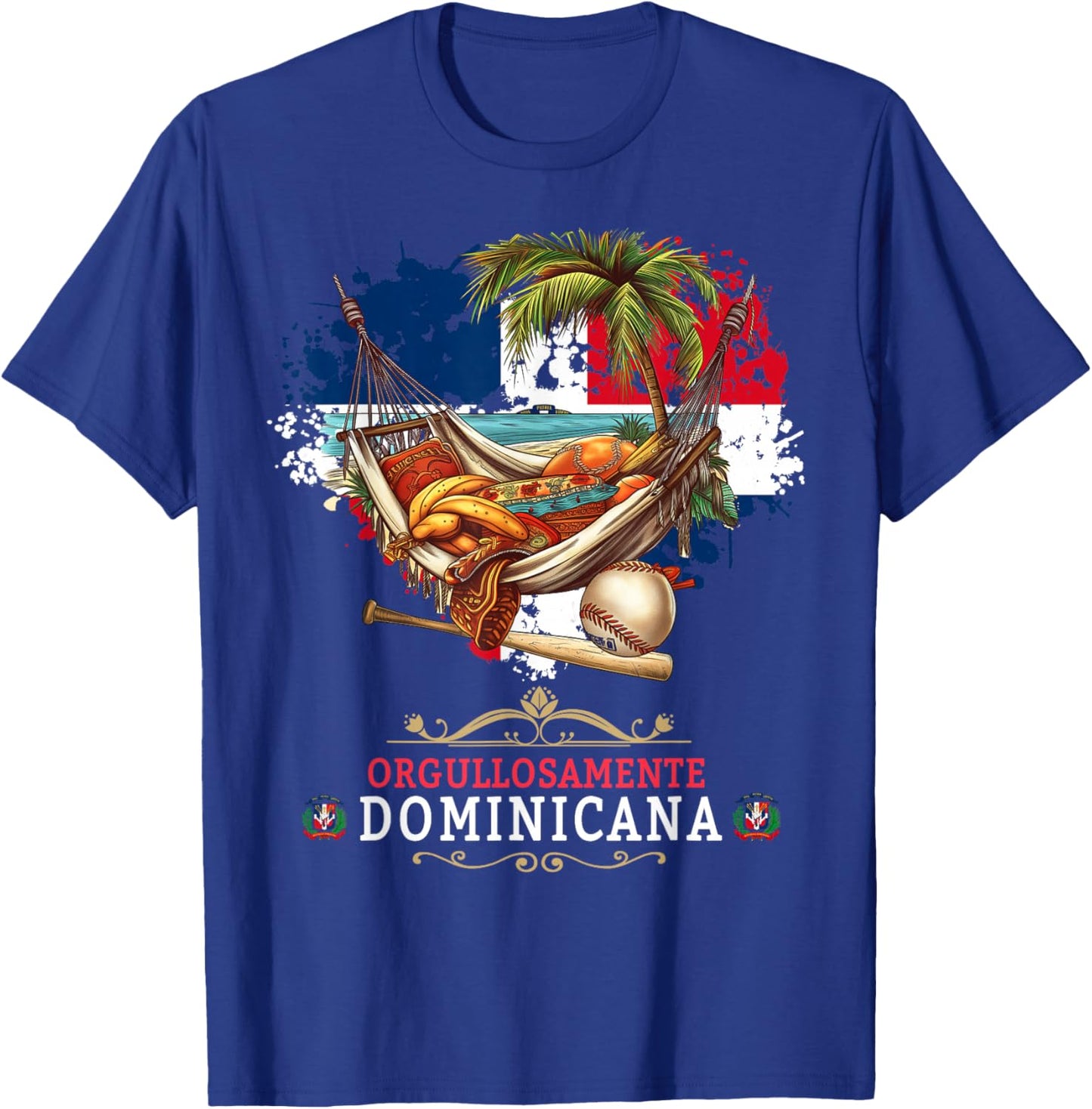 Coat of Arms Republica Dominicana For Kids & Dominican Flag T-Shirt - T-Shirt | Royal