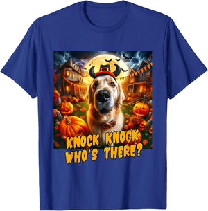 Golden Retriever Halloween Men Women Boys Kids Costume Idea T-Shirt - T-Shirt | Royal