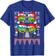 TMNT Ugly Xmas Sweaters All Turtles T-Shirt - T-Shirt | Royal