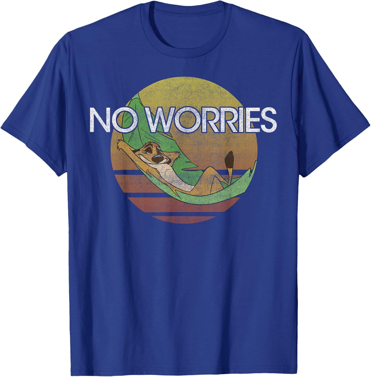 Disney The Lion King Timon No Worries Sunset T-Shirt - T-Shirt | Royal