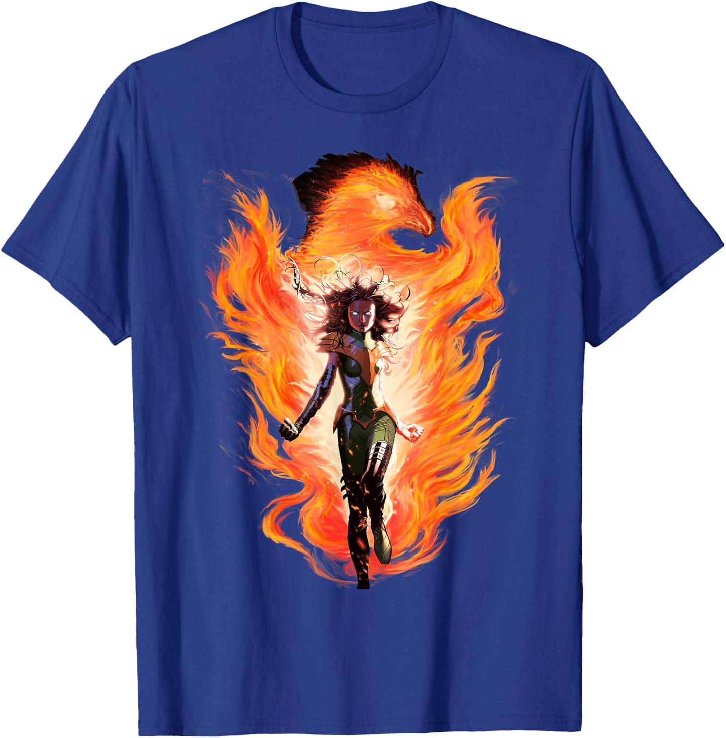 Marvel X-Men Rise of The Dark Phoenix Flames Graphic T-Shirt - T-Shirt | Royal