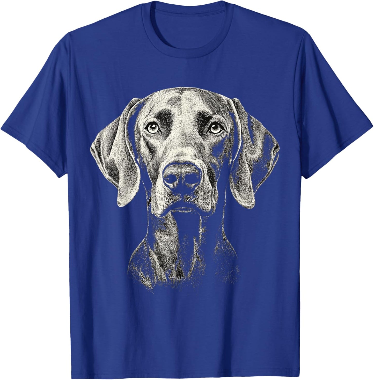 Weimaraner Dog Motif Pet Illustration Weimaraner T-Shirt - T-Shirt | Royal
