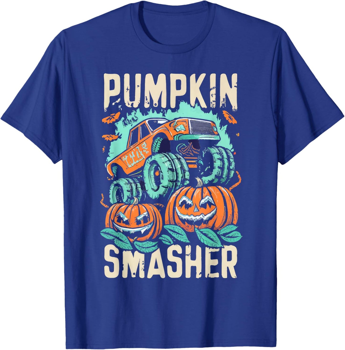 Halloween Monster Truck Halloween Costume T-Shirt - T-Shirt | Royal
