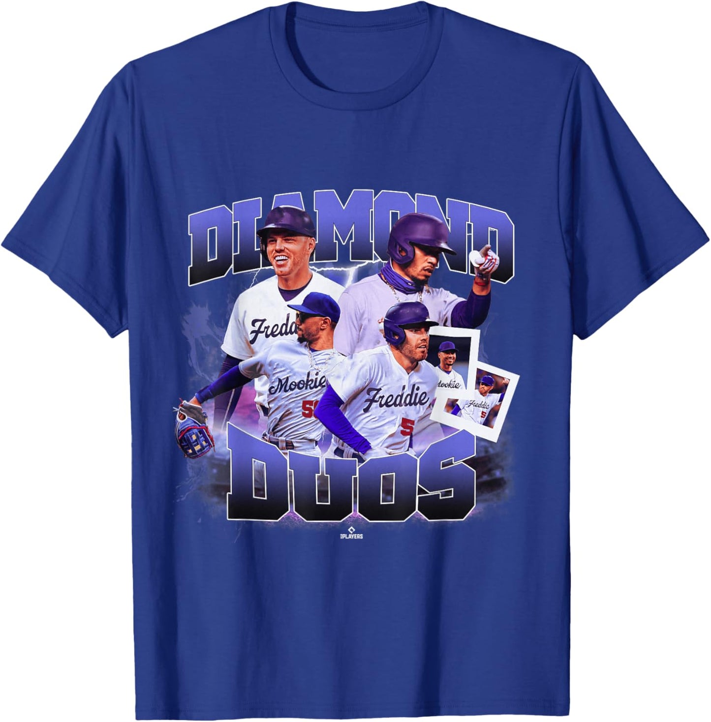 Mookie Betts & Freddie Freeman | LA Duos | MLBDDUO4004 T-Shirt - T-Shirt | Royal