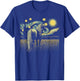 Starry Night Horse Painting Painter Artist Art Teacher T-Shirt - T-Shirt | Royal