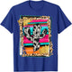 SERAPE CACTUS - Leopard Cow Pattern Print Cowgirl Rodeo T-Shirt - T-Shirt | Royal