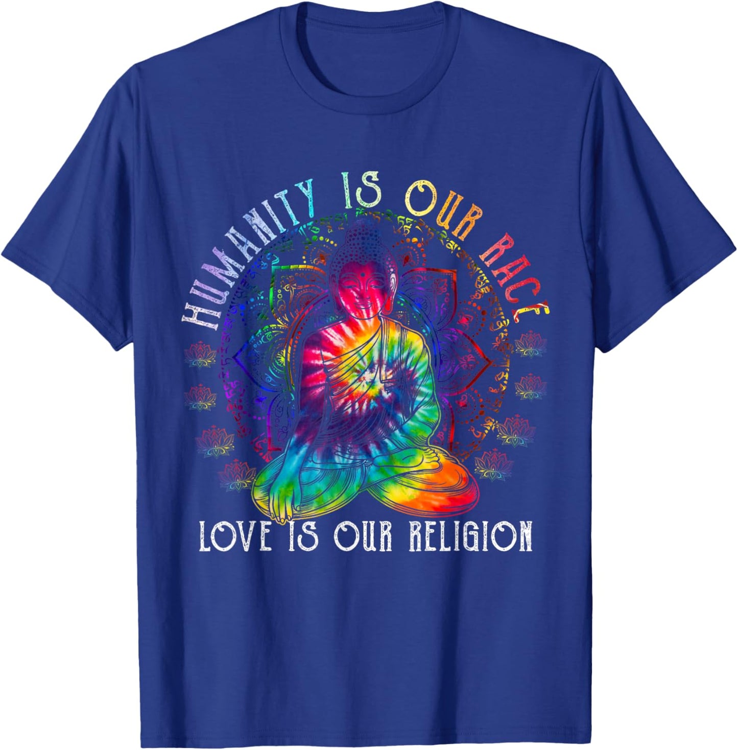 Buddha Shirt Buddhism Zen Buddhist Religion Love Gifts T-Shirt - T-Shirt | Royal