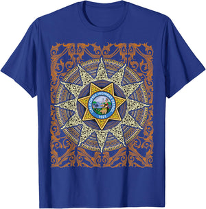 California Highway Patrol Vintage Ornament T-Shirt - T-Shirt | Royal