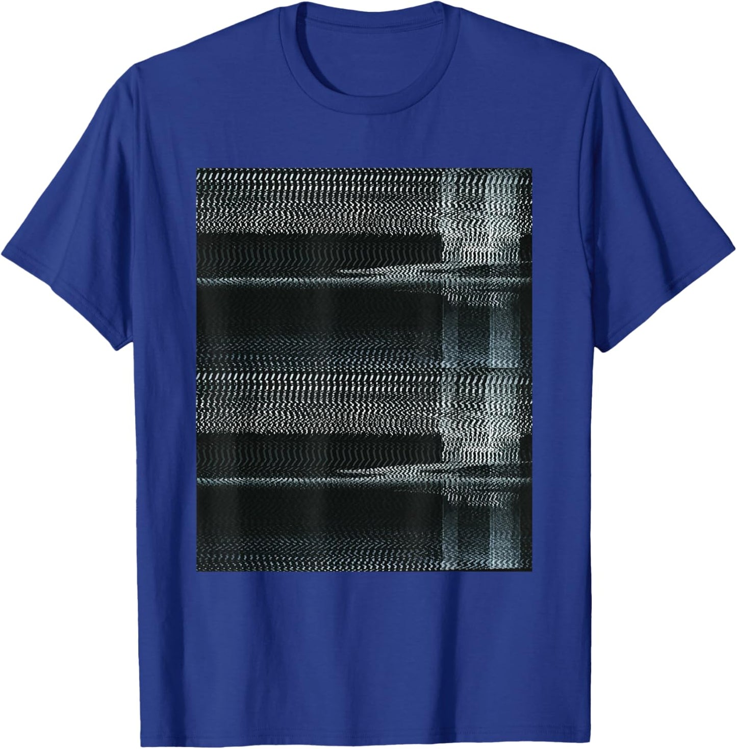Retro TV Static Funny Vintage Halloween Costume T-Shirt - T-Shirt | Royal
