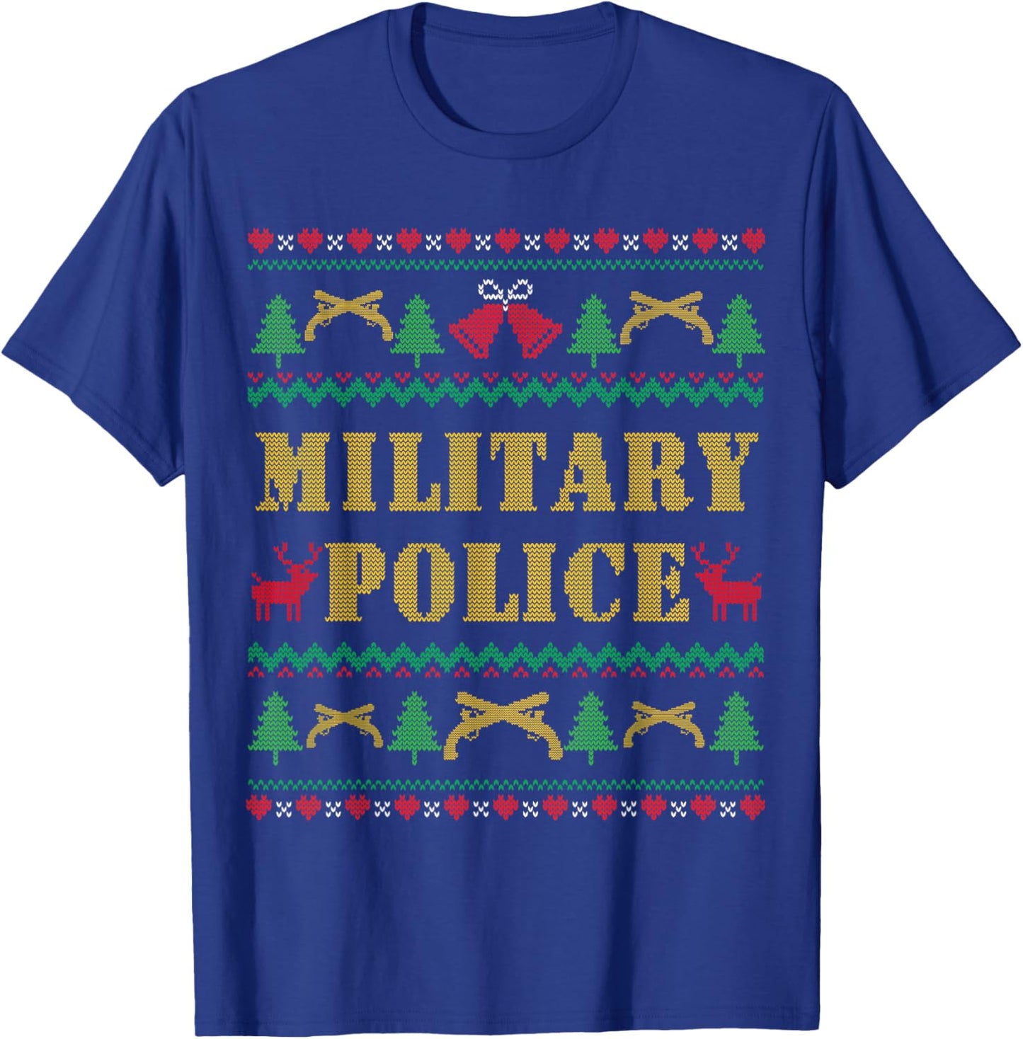 Us Army Military Police Corps Patch MP Insignia Christmas T-Shirt - T-Shirt | Royal