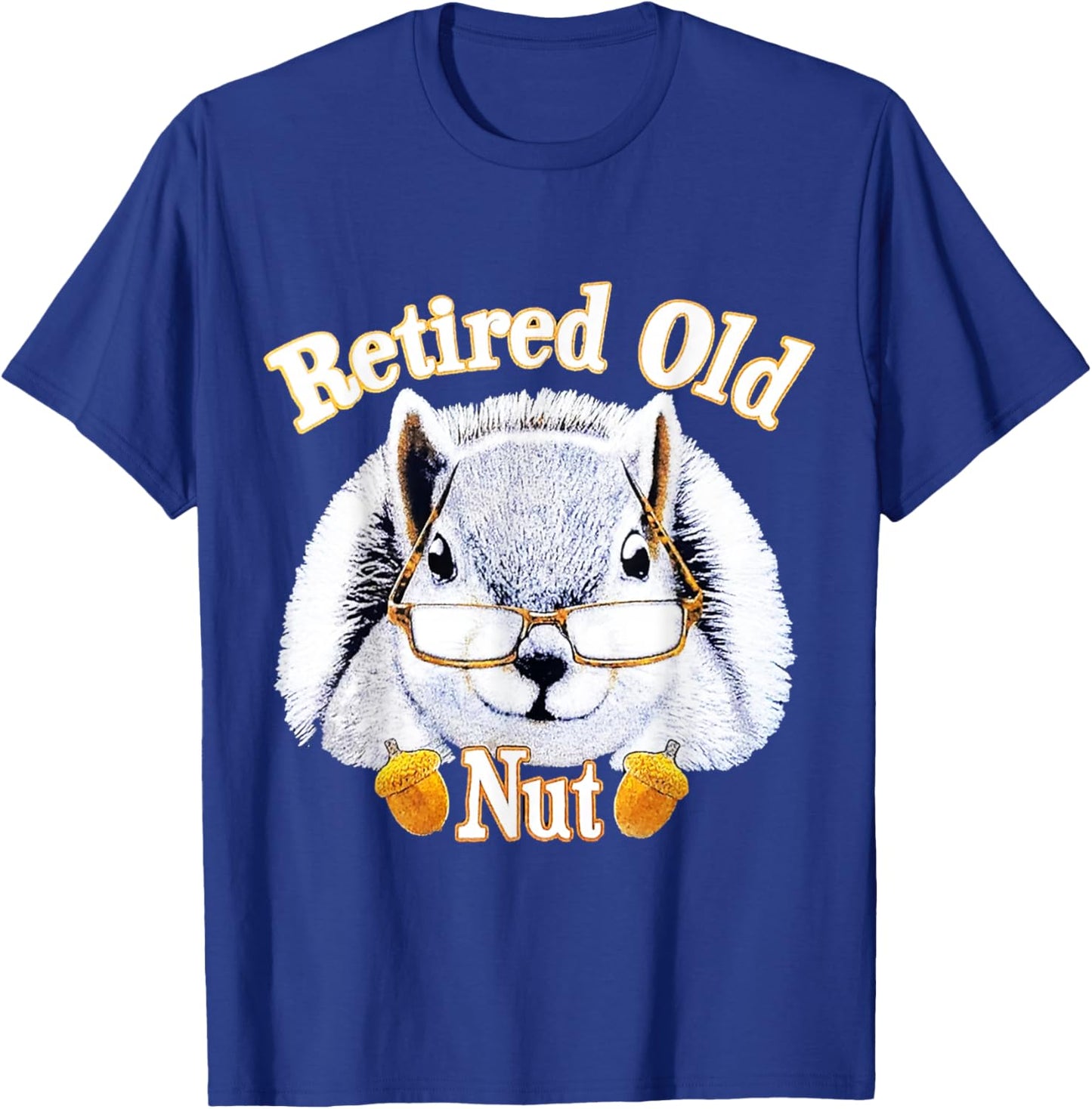 Retired Old Nut Squirrel , Small, Black T-Shirt - T-Shirt | Royal