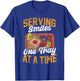 Serving Smiles One Tray At A Time Ladies Cafeteria Worker T-Shirt - T-Shirt | Royal