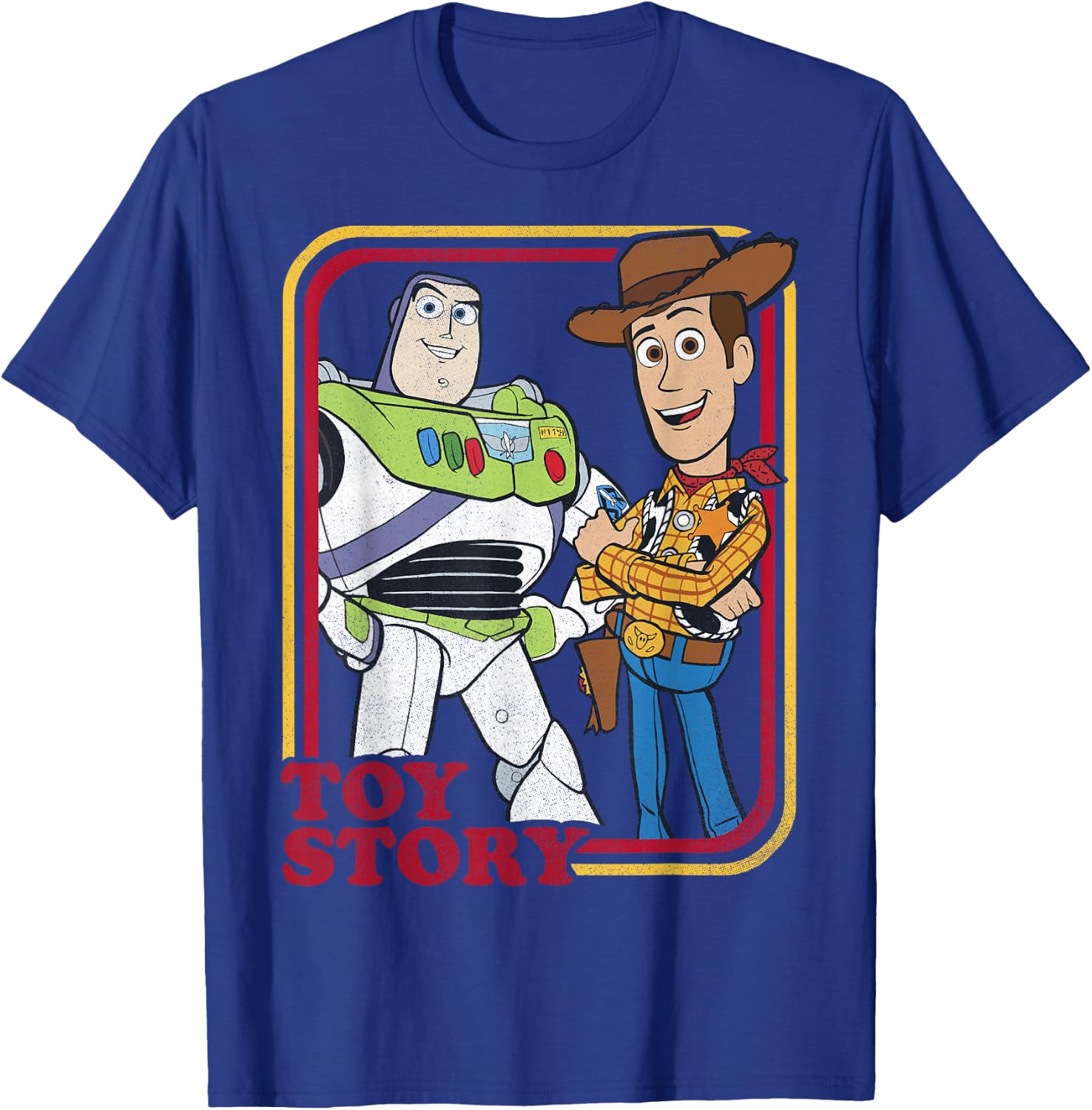 Disney Pixar Toy Story Buzz Lightyear Woody Buds T-Shirt - T-Shirt | Royal