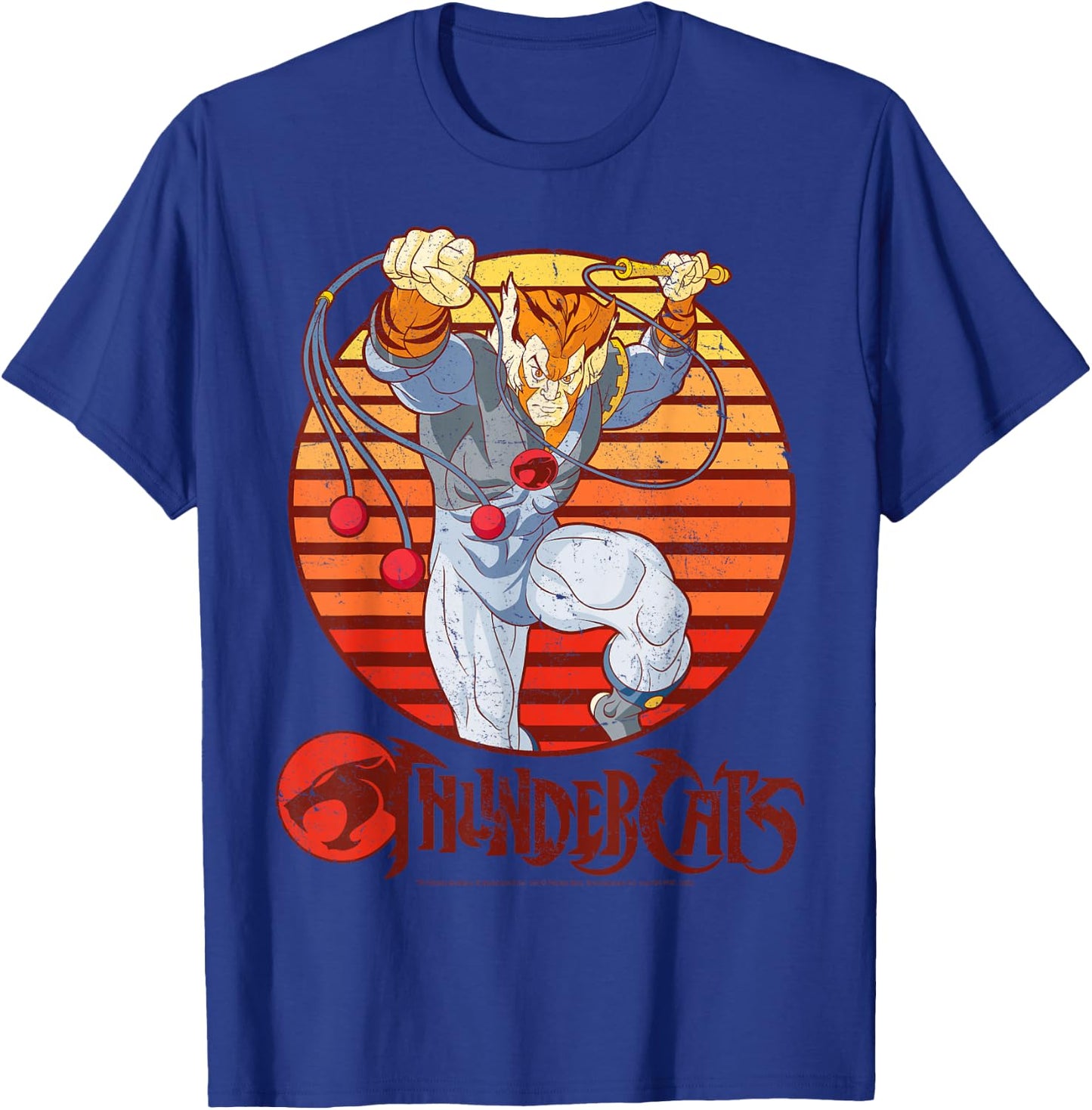 Thundercats Tygra Retro Sunset Portrait T-Shirt - T-Shirt | Royal