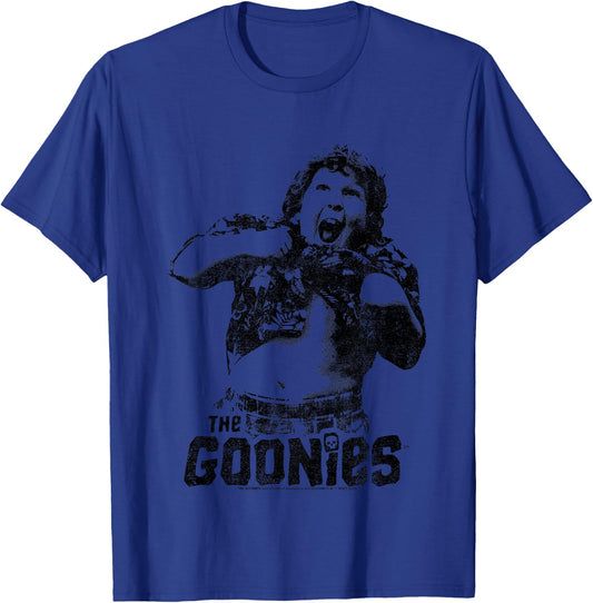 Kids The Goonies Chunk Truffle Shuffle T-Shirt - T-Shirt | Royal