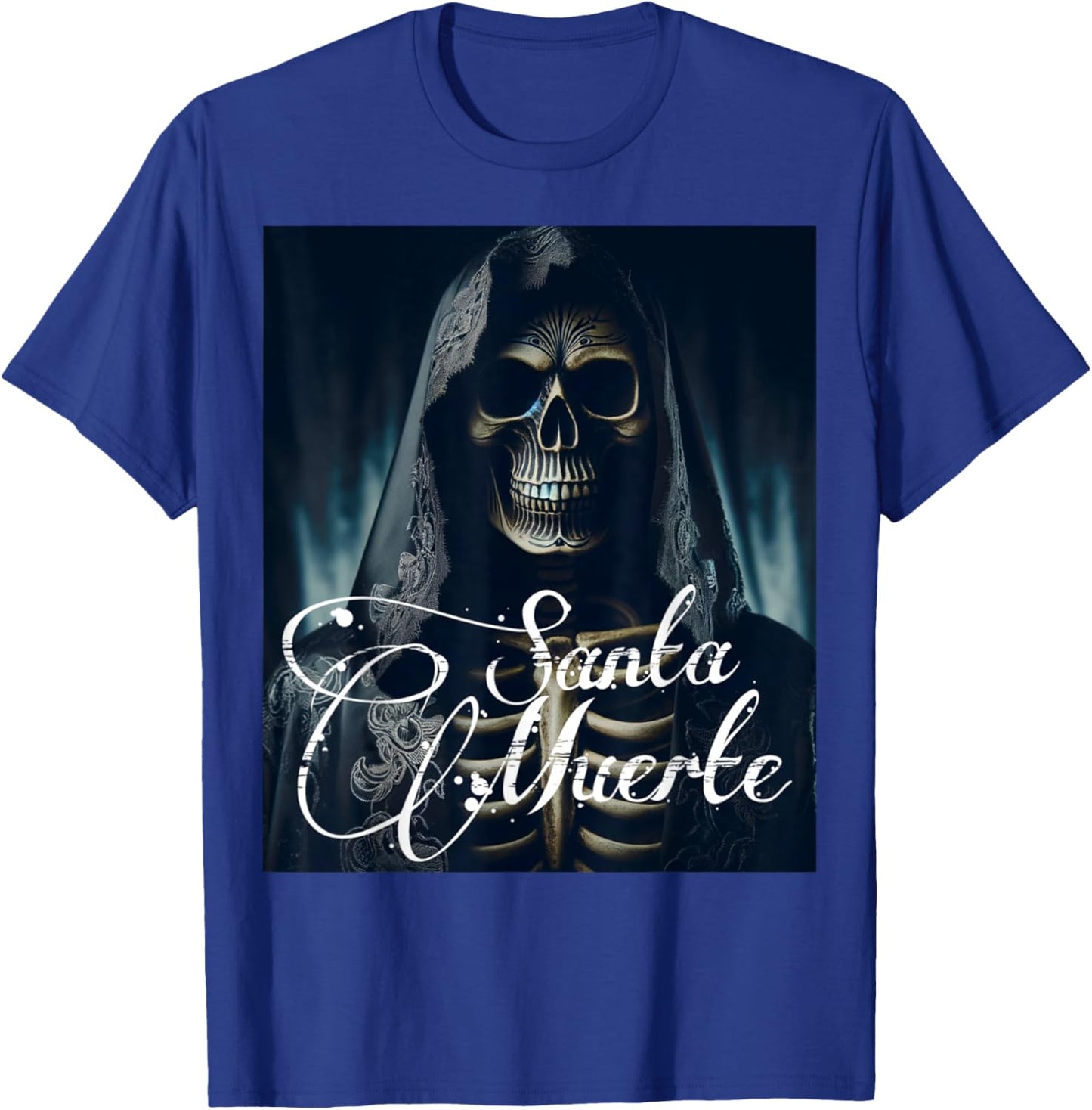 Scary Knight Clothing Santa Muerte T-Shirt - T-Shirt | Royal