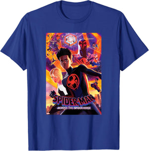 Marvel Spider-Man: Across The Spider-Verse Infinite Spiders T-Shirt - T-Shirt | Royal