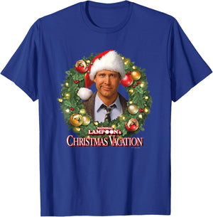 National Lampoon's Christmas Vacation - Wreath T-Shirt - T-Shirt | Royal
