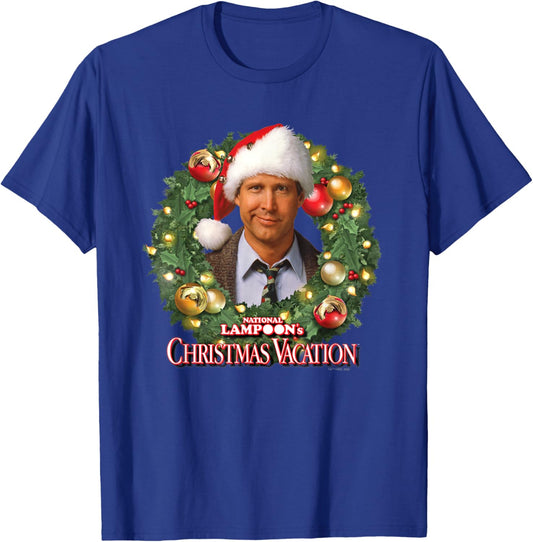 National Lampoon's Christmas Vacation - Wreath T-Shirt - T-Shirt | Royal