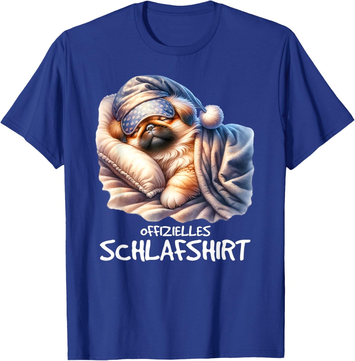 Offizielles Schlafshirt Hund Pekinese T-Shirt - T-Shirt | Royal