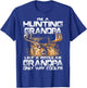 I'm a Hunting Grandpa Vintage Deer Grandfather Dad T-Shirt - T-Shirt | Royal