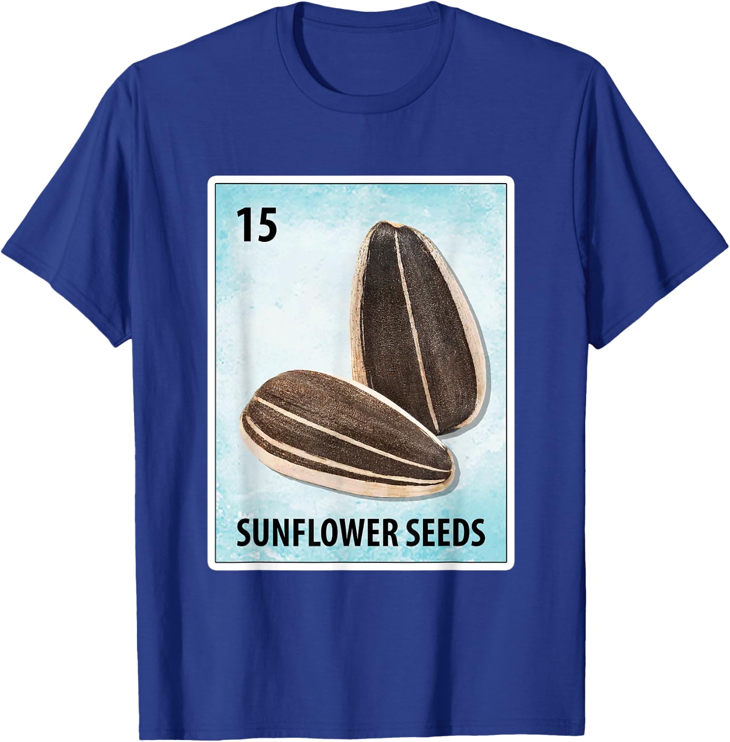 Sunflower Seeds Mexican Cards T-Shirt - T-Shirt | Royal