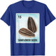 Sunflower Seeds Mexican Cards T-Shirt - T-Shirt | Royal