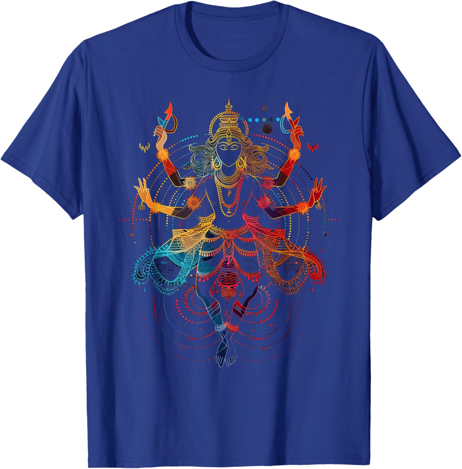 Shiva spiritual hindu god tandava dance yoga meditation T-Shirt - T-Shirt | Royal
