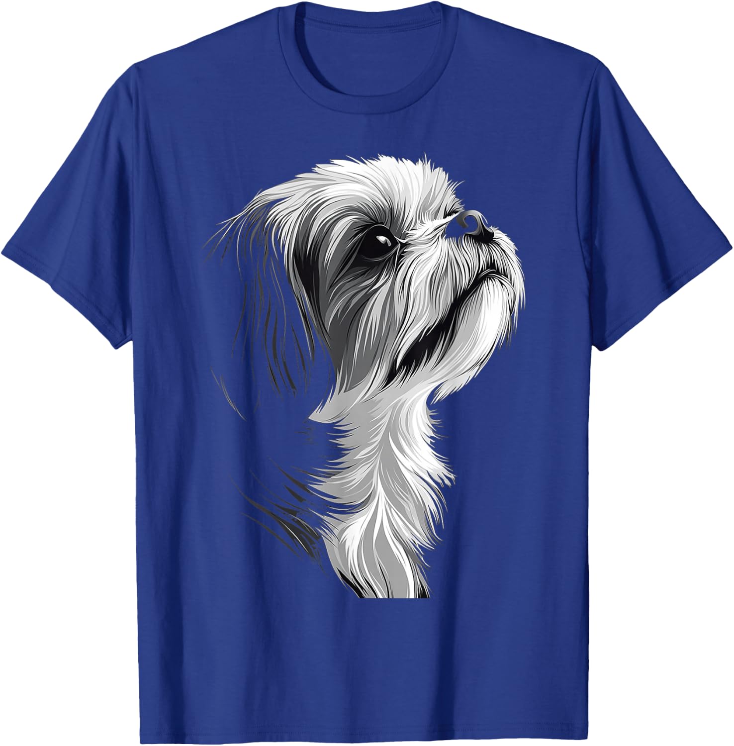 Shih Tzu Dog Graphic Pet Art Shih Tzu T-Shirt - T-Shirt | Royal