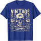 Vintage 1991 born in 1991 birthday skull biker motorcycle T-Shirt - T-Shirt | Royal