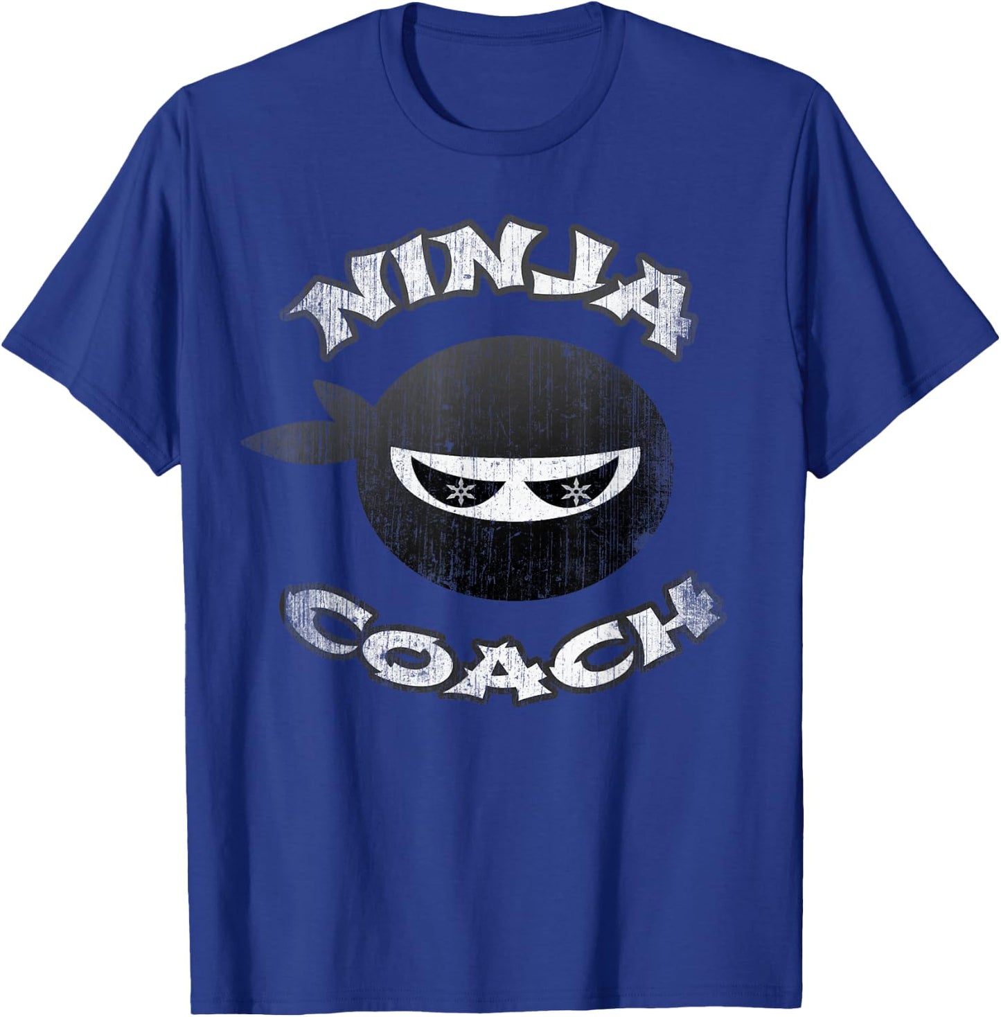 NINJA COACH Multitasking Team Trainer Speaker Gym Motivator T-Shirt - T-Shirt | Royal