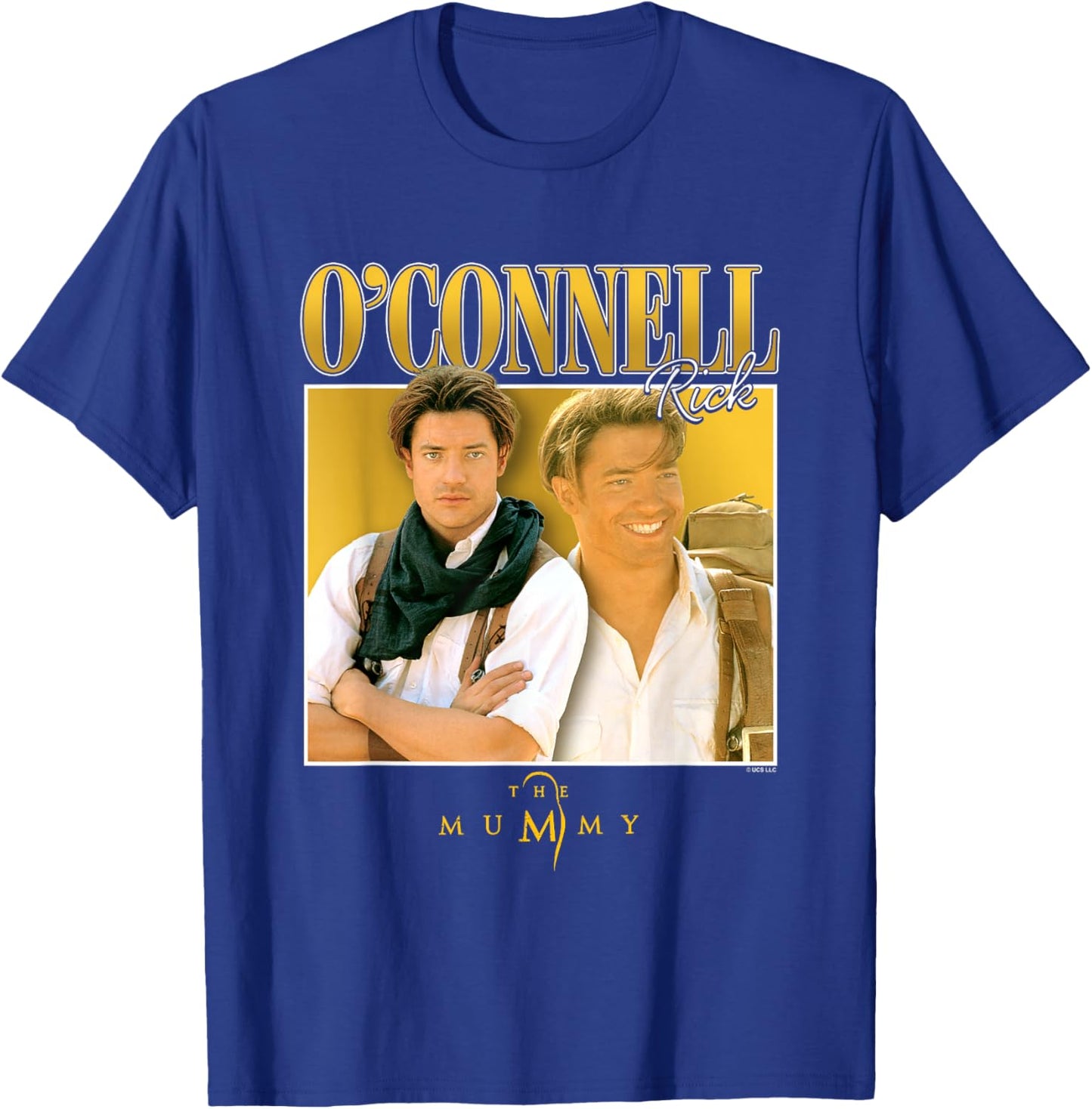 The Mummy Rick O'Connell Focus Box Up T-Shirt - T-Shirt | Royal