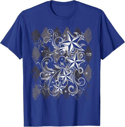 Grunge Y2k Emo 2000s Star Goth Alt Teen Vintage Graphic T-Shirt - T-Shirt | Royal