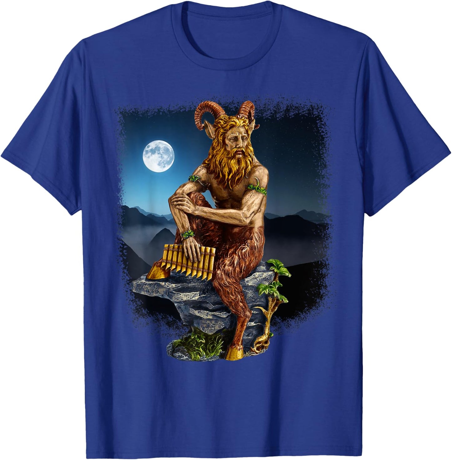 Pan God of the Wild In Moonlight T-Shirt - T-Shirt | Royal