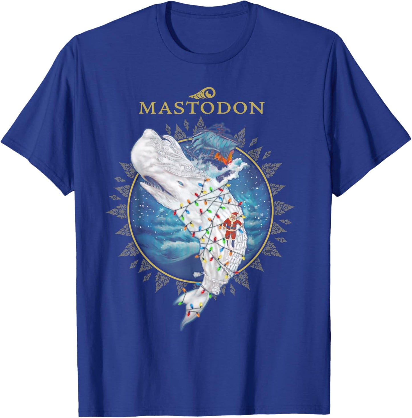 Mastodon Leviathan Holiday T-Shirt - T-Shirt | Royal