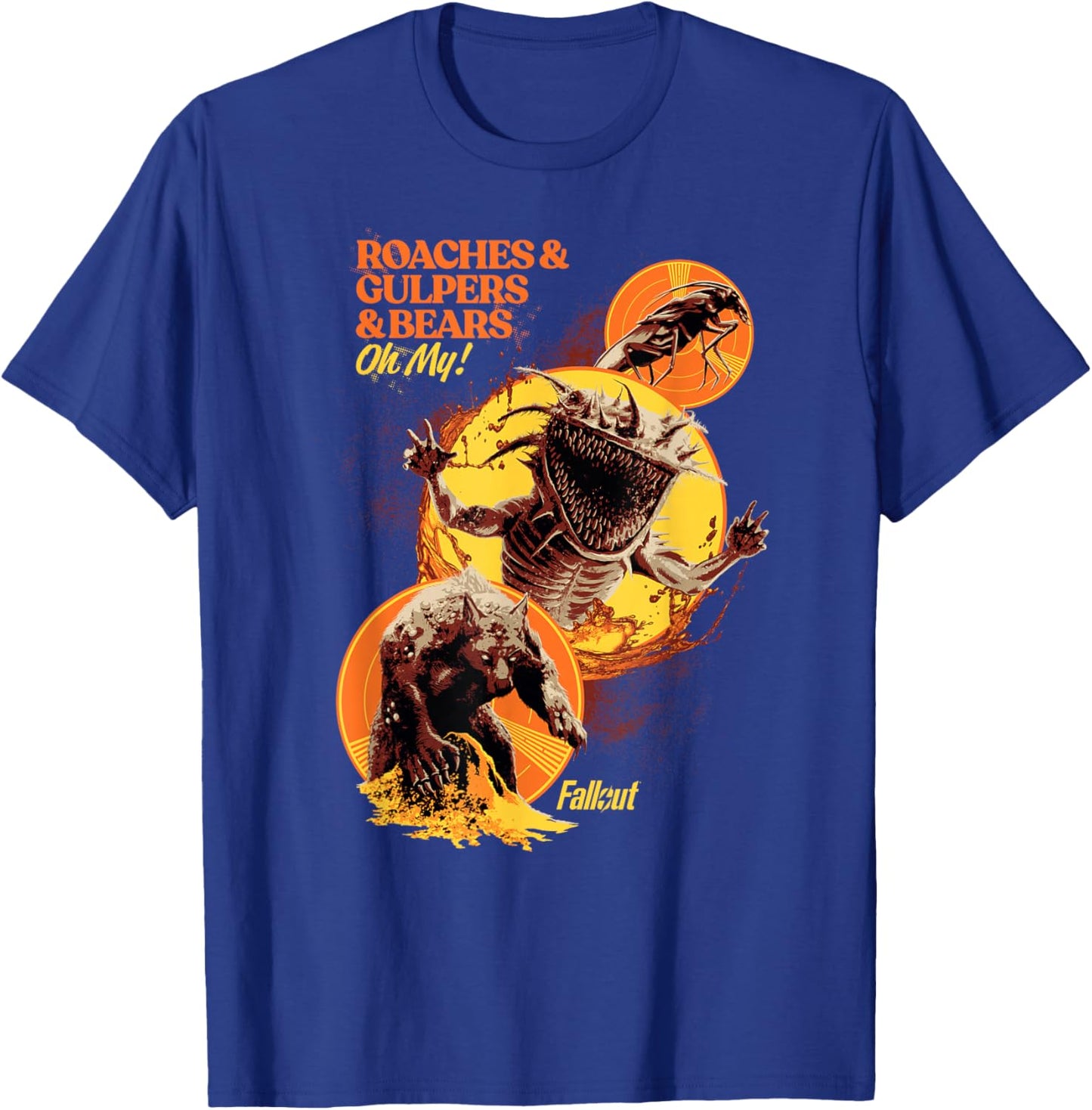 Fallout - Roaches & Gulpers & Bears T-Shirt - T-Shirt | Royal