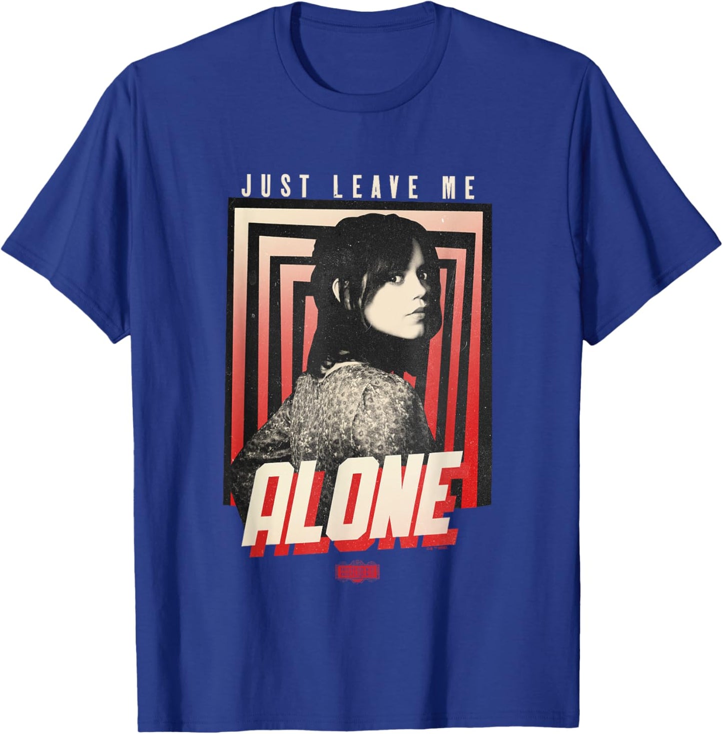 Beetlejuice Beetlejuice Just Leave Me Alone Astrid Faded T-Shirt - T-Shirt | Royal