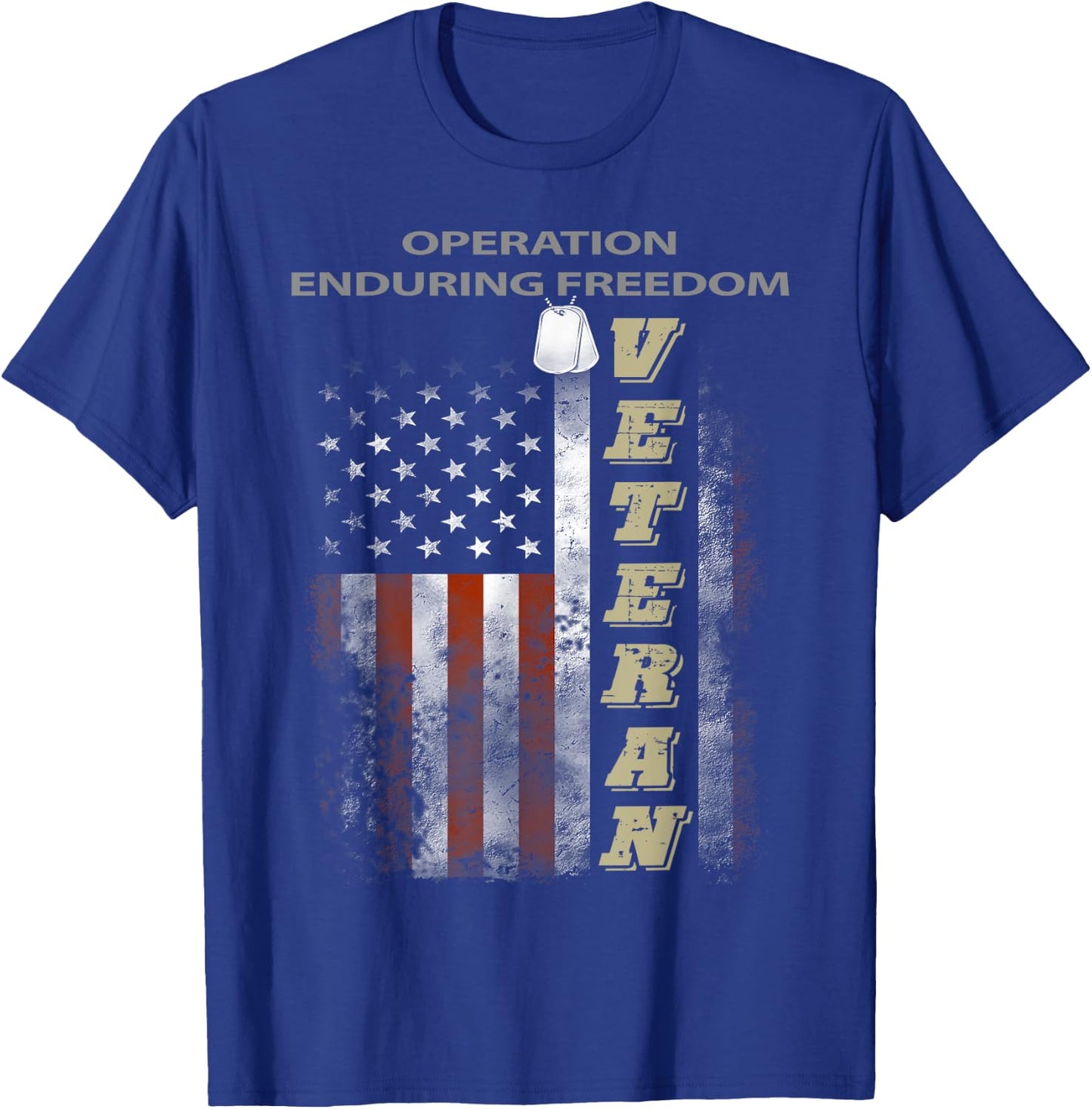 Operation Enduring Freedom Veteran T-Shirt - T-Shirt | Royal