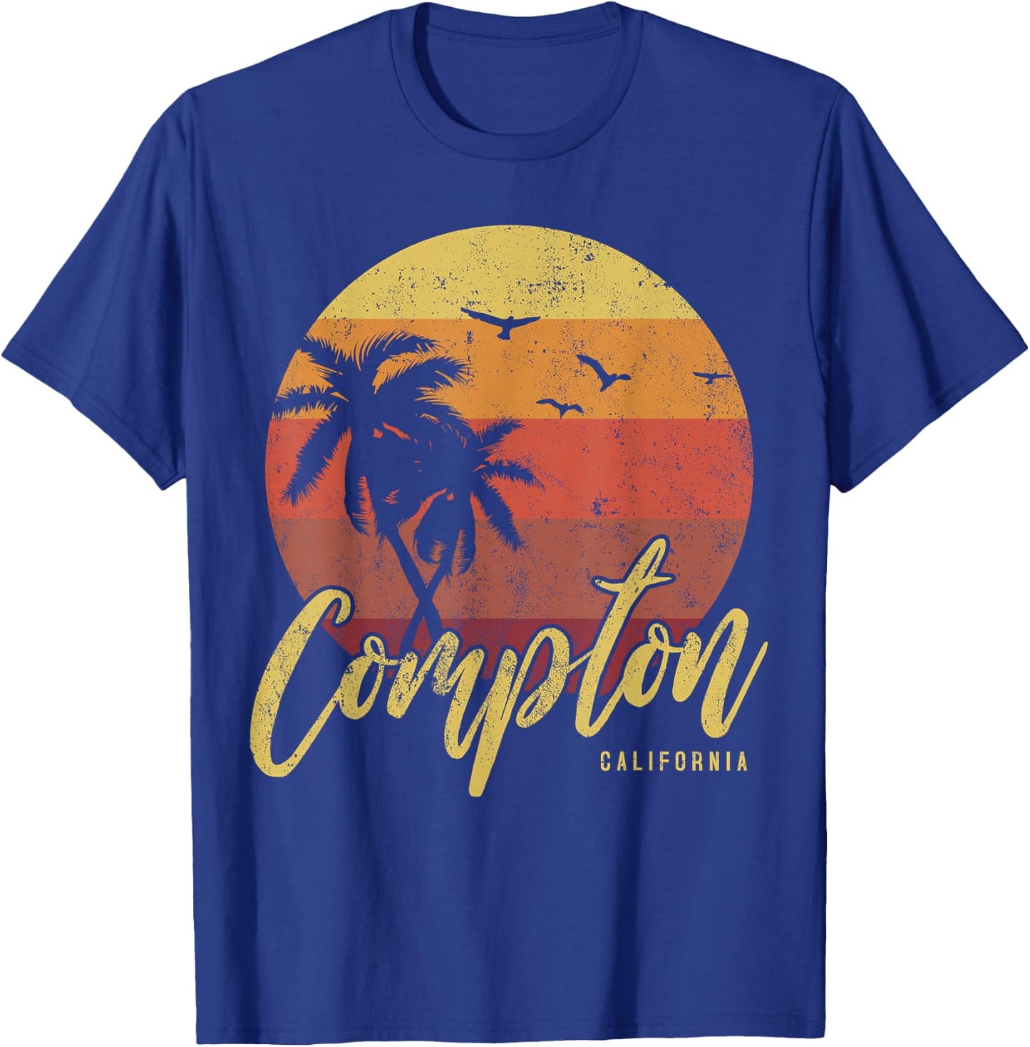 Compton California T-Shirt - T-Shirt | Royal